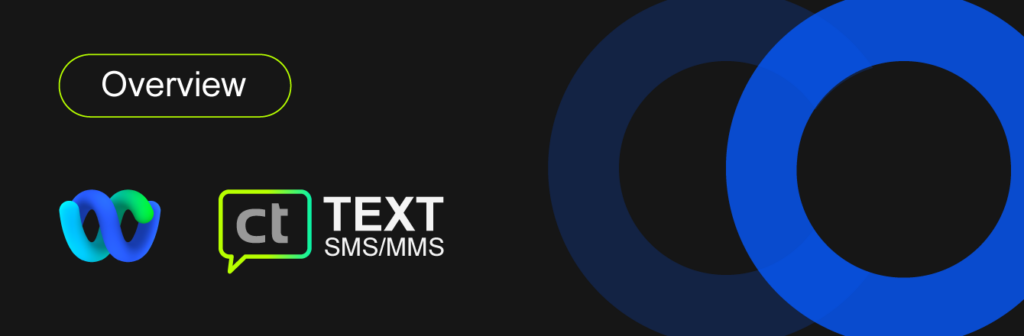 CT-tekst voor Webex