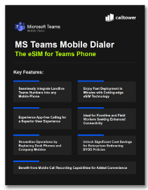 MS Teams Mobile Dialer