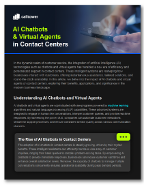 AI Chatbots and Virtual Agents in Contact Centers