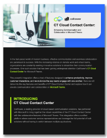 CT Cloud Contact Center