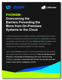 Phonism - Overcoming the Barriers Preventing the Move from On-Premises Systems to the Cloud