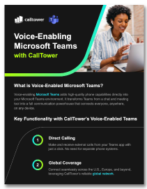 Voice Enabling MS Teams with CallTower_eBook