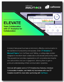 Elevate Team Collaboration with CT Analytics for Collaboration