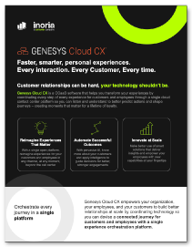 Genesys Cloud CX Summary