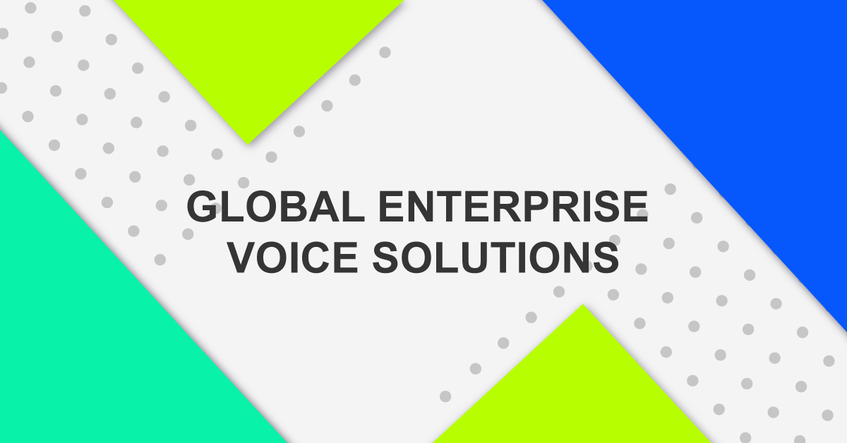 Wereldwijde Enterprise Voice-oplossingen