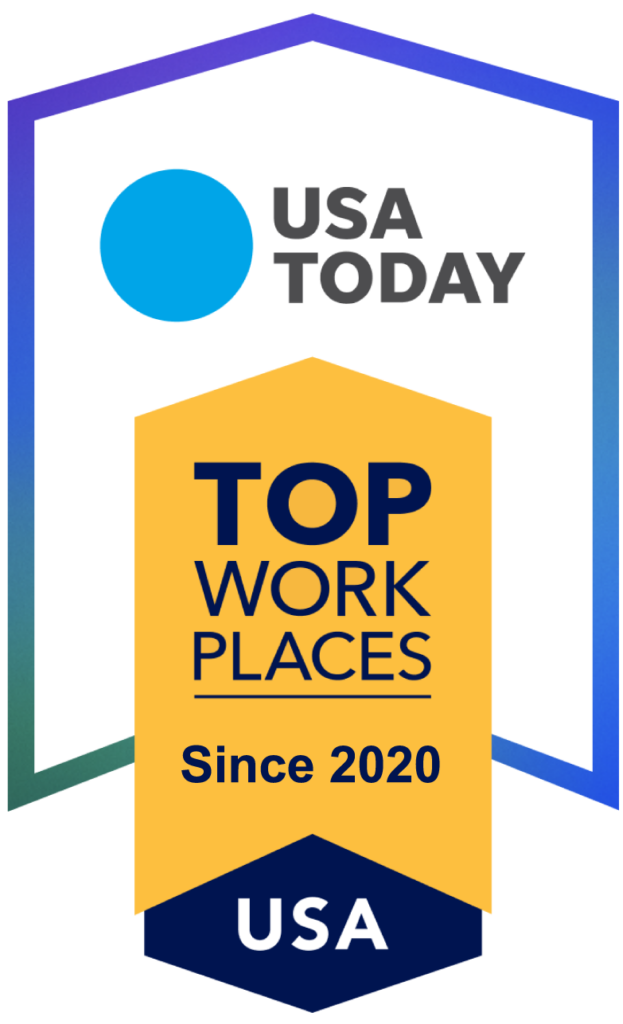 USA Today Top Workplace sinds 2020