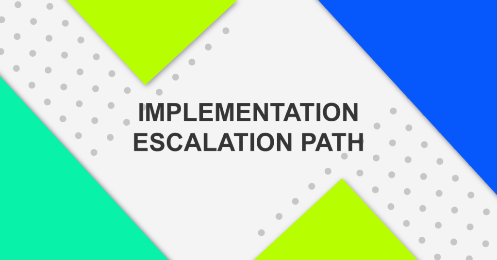 Implementatie Escalatiepad