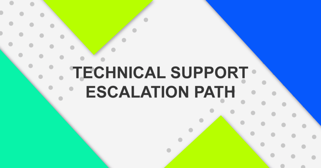 Ondersteuning Escalatiepad