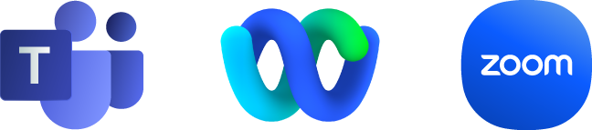 Teams-Zoom-Webex-Logos